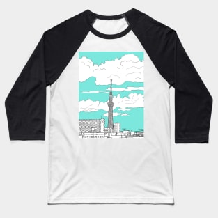 Tokyo Sky Tree Baseball T-Shirt